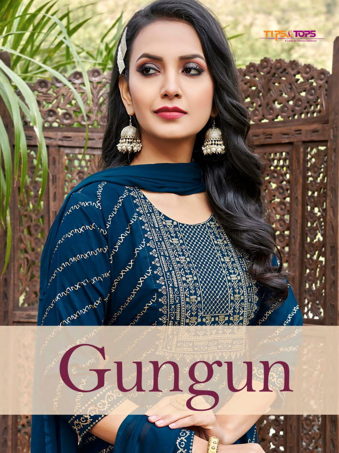 Tips And Tops Gungun Heavy Festive Wear Wholesale Readymade Suits 